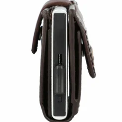 Hot Strellson Camden c-three Kreditkartenetui Leder 7 cm darkbrown
