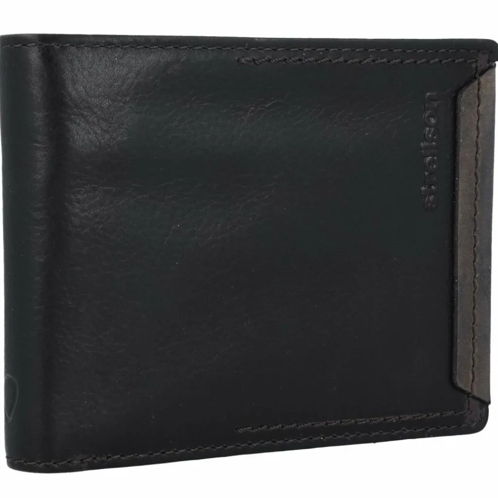 Hot Strellson Camden Geldbörse Leder 12 cm dark brown