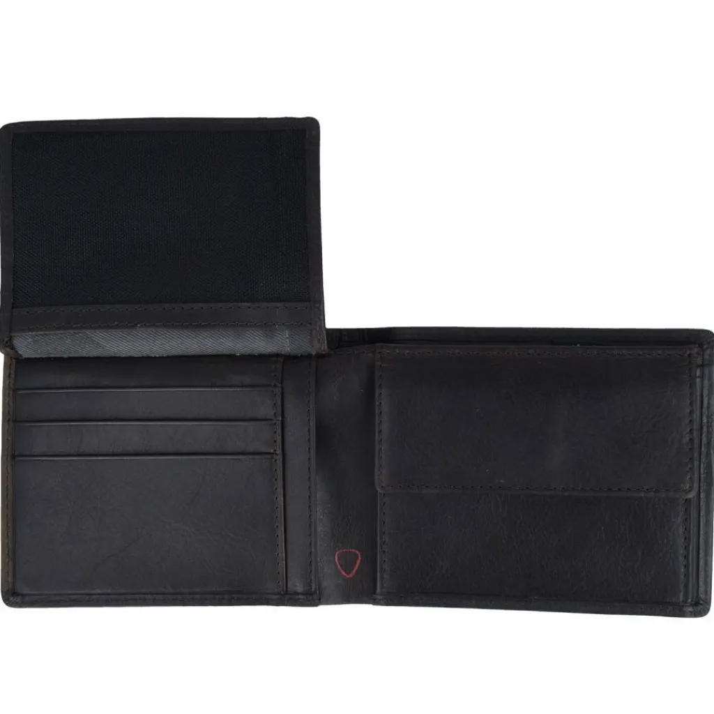 Hot Strellson Camden Geldbörse Leder 12 cm dark brown