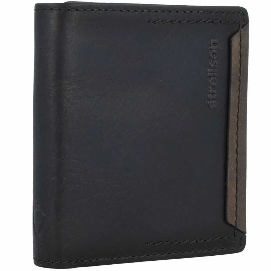 Strellson Herrengeldbörsen Hochformat<Camden Geldbörse Leder 9,5 cm dark brown