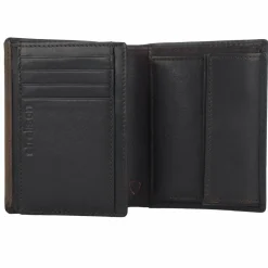 Strellson Herrengeldbörsen Hochformat<Camden Geldbörse Leder 10 cm dark brown