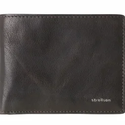 Strellson Herrengeldbörsen Querformat<Jefferson BillFold H8 Geldbörse Leder 12 cm dark brown