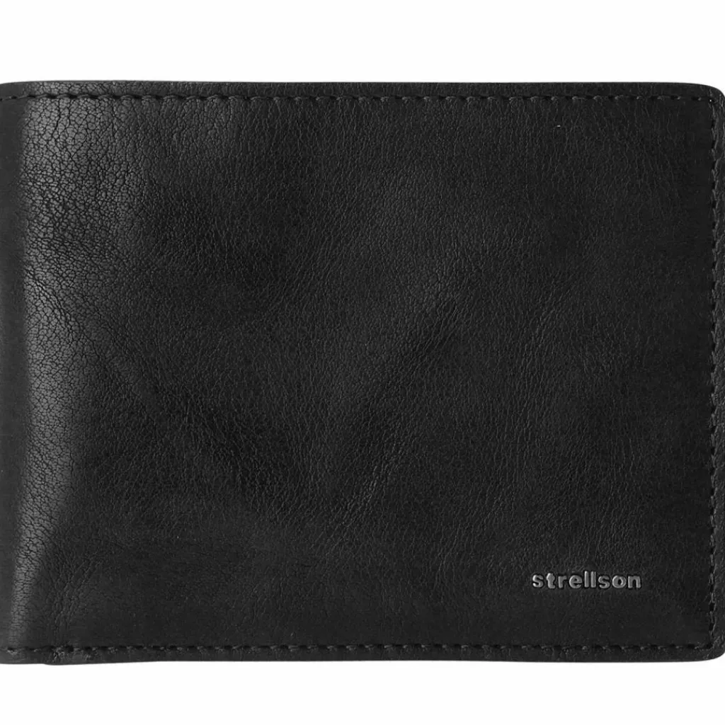 Strellson Herrengeldbörsen Querformat<Jefferson BillFold H8 Geldbörse Leder 12 cm dark brown