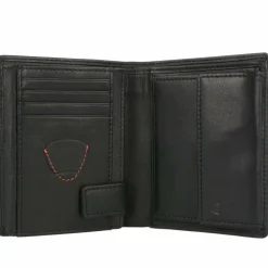 Strellson Herrengeldbörsen Hochformat<Oxford Circus Geldbörse Leder 10 cm black