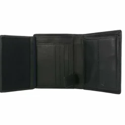 Strellson Herrengeldbörsen Hochformat<Oxford Circus Geldbörse Leder 10 cm black
