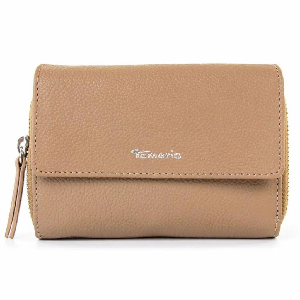Tamaris Damengeldbörsen Querformat<Amanda Geldbörse Leder 14 cm sahara