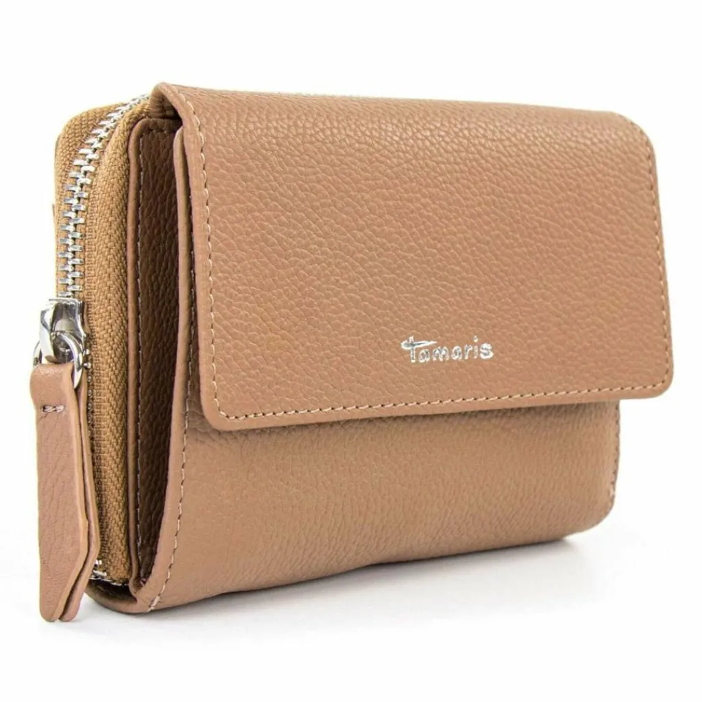 Tamaris Damengeldbörsen Querformat<Amanda Geldbörse Leder 14 cm sahara