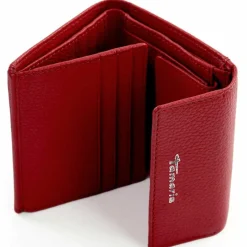 Outlet Tamaris Amanda Geldbörse Leder 10 cm red