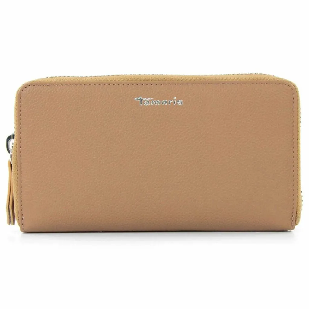 Tamaris Damengeldbörsen Querformat<Amanda Geldbörse Leder 19 cm sahara