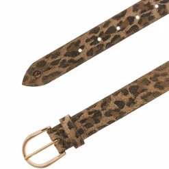 Tamaris Damengürtel<Gürtel Leder taupe-dunkelbraun