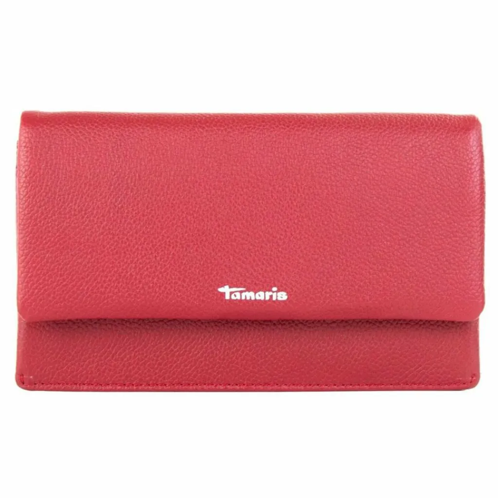 Tamaris Damengeldbörsen Querformat<TAS Amanda Geldbörse Leder 19 cm red
