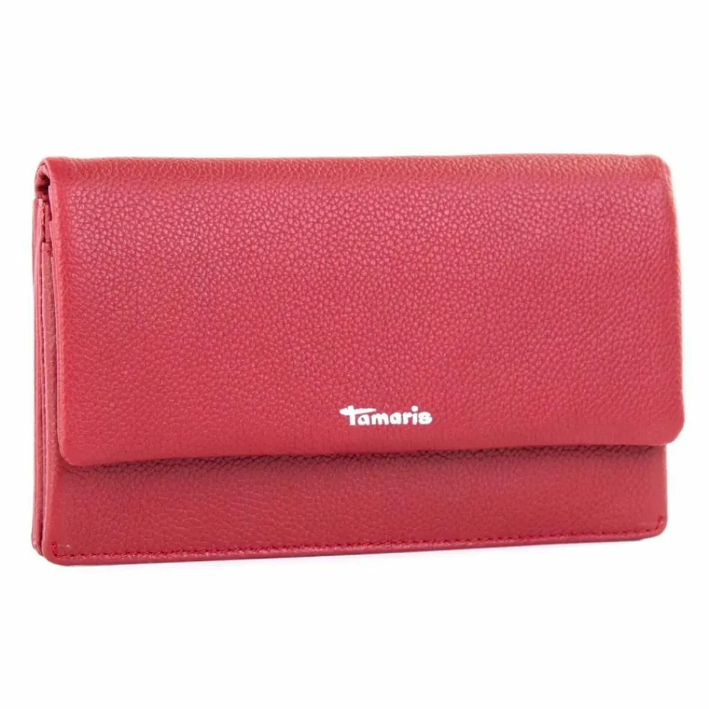 Tamaris Damengeldbörsen Querformat<TAS Amanda Geldbörse Leder 19 cm red