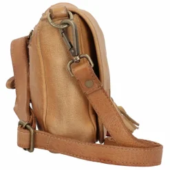 Taschendieb Wien Freundgasse Umhängetasche Leder 19.5 cm black bean