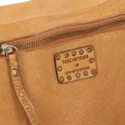 Taschendieb Wien Freundgasse Umhängetasche Leder 19.5 cm black bean