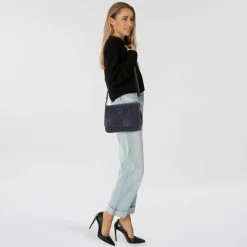 Hot Taschendieb Wien Herzweg Umhängetasche Leder 29 cm blue sea