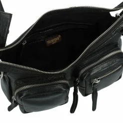 Taschendieb Wien Umhängetaschen<Salvatorgasse Umhängetasche Leder 24 cm black bean