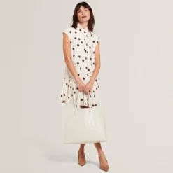 Ted Baker Shopper|Schultertaschen<Allicon Shopper Tasche 35 cm ivory