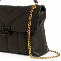 Ted Baker Schultertaschen<Anileah Schultertasche Leder 26 cm black