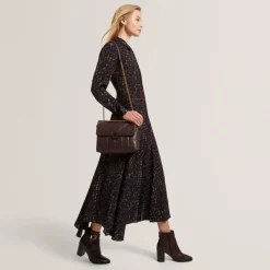 Ted Baker Schultertaschen<Anileah Schultertasche Leder 26 cm wine