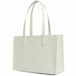Clearance Ted Baker Croccon Shopper Tasche 34 cm ivory