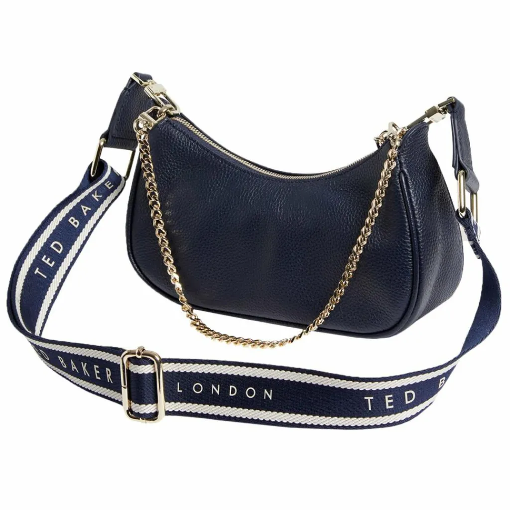 Ted Baker Schultertaschen<Essiy Schultertasche Leder 25 cm navy