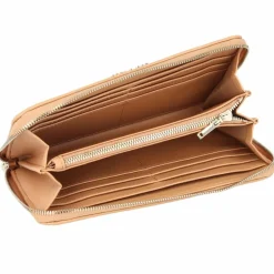 Clearance Ted Baker Garcey Geldbörse Leder 19 cm camel