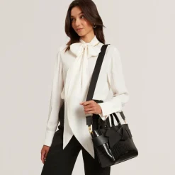 Sale Ted Baker Jjosia Handtasche Leder 25 cm black