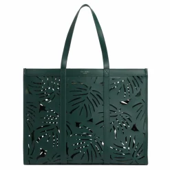 Hot Ted Baker Leiian Shopper Tasche Leder 46 cm green