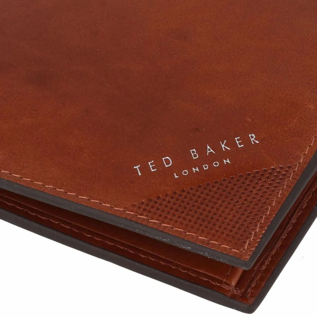 Ted Baker Herrengeldbörsen Querformat<Prugs Geldbörse Leder 11 cm tan