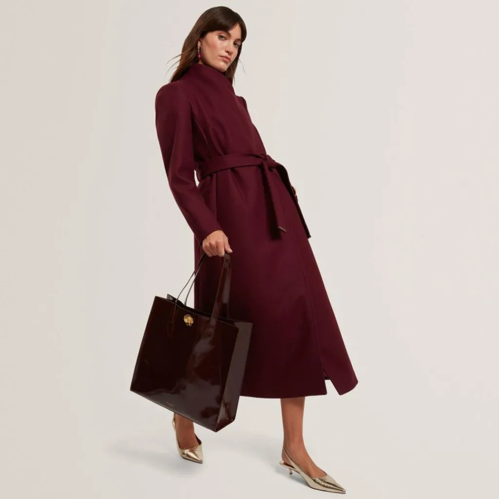 Discount Ted Baker Rosenni Schultertasche 36 cm wine