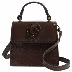 Ted Baker Mini Bags|Henkeltaschen<Rouset Mini Bag Handtasche Leder 12 cm brown