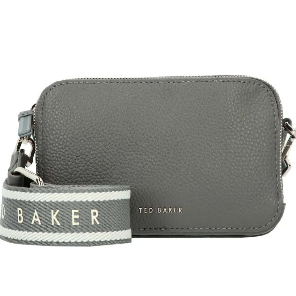 Ted Baker Stunna Mini Bag Umhängetasche Leder 17 cm mid-grey