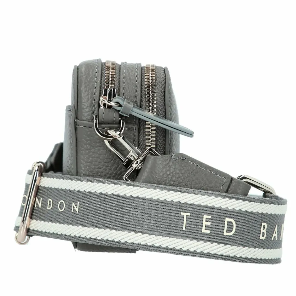Ted Baker Stunna Mini Bag Umhängetasche Leder 17 cm mid-grey