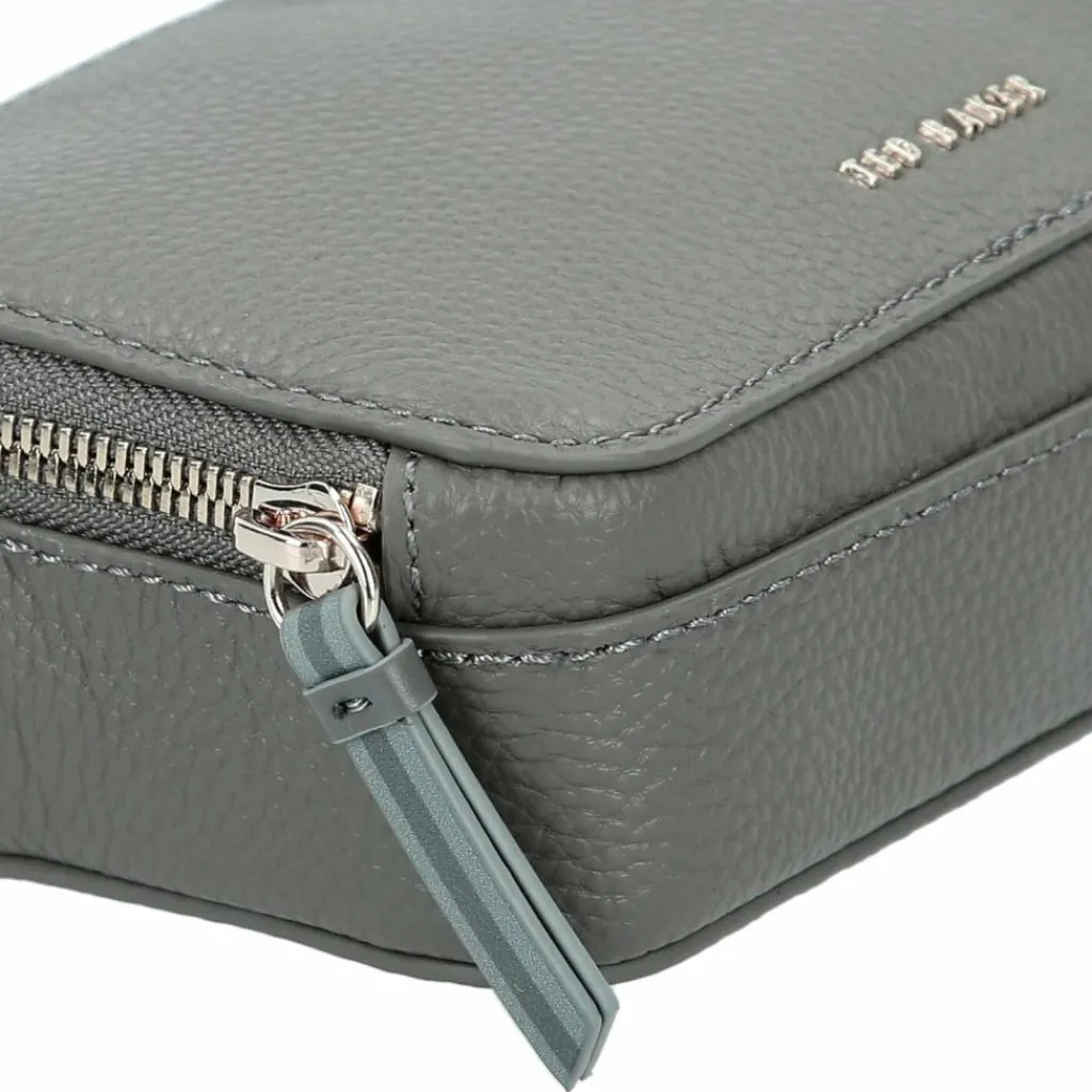Ted Baker Stunna Mini Bag Umhängetasche Leder 17 cm mid-grey