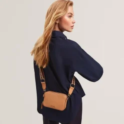 Ted Baker Umhängetaschen|Mini Bags<Stunna Mini Bag Umhängetasche Leder 17 cm camel
