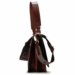 New The Bridge Beatrice Schultertasche Leder 30 cm brown