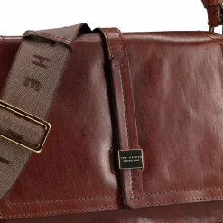 New The Bridge Beatrice Schultertasche Leder 30 cm brown