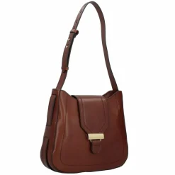 The Bridge Benedetta Schultertasche Leder 31 cm marrone