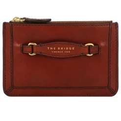 The Bridge Damengeldbörsen Querformat<Bettina Geldbörse RFID Schutz Leder 13 cm marrone