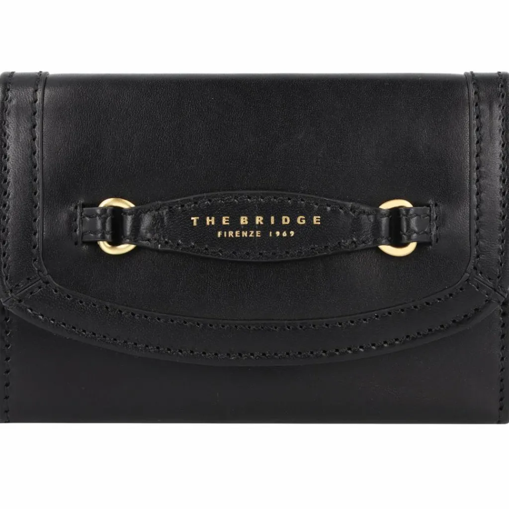 The Bridge Damengeldbörsen Querformat<Bettina Geldbörse RFID Leder 15 cm nero