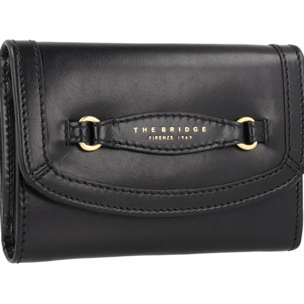 The Bridge Damengeldbörsen Querformat<Bettina Geldbörse RFID Leder 15 cm nero