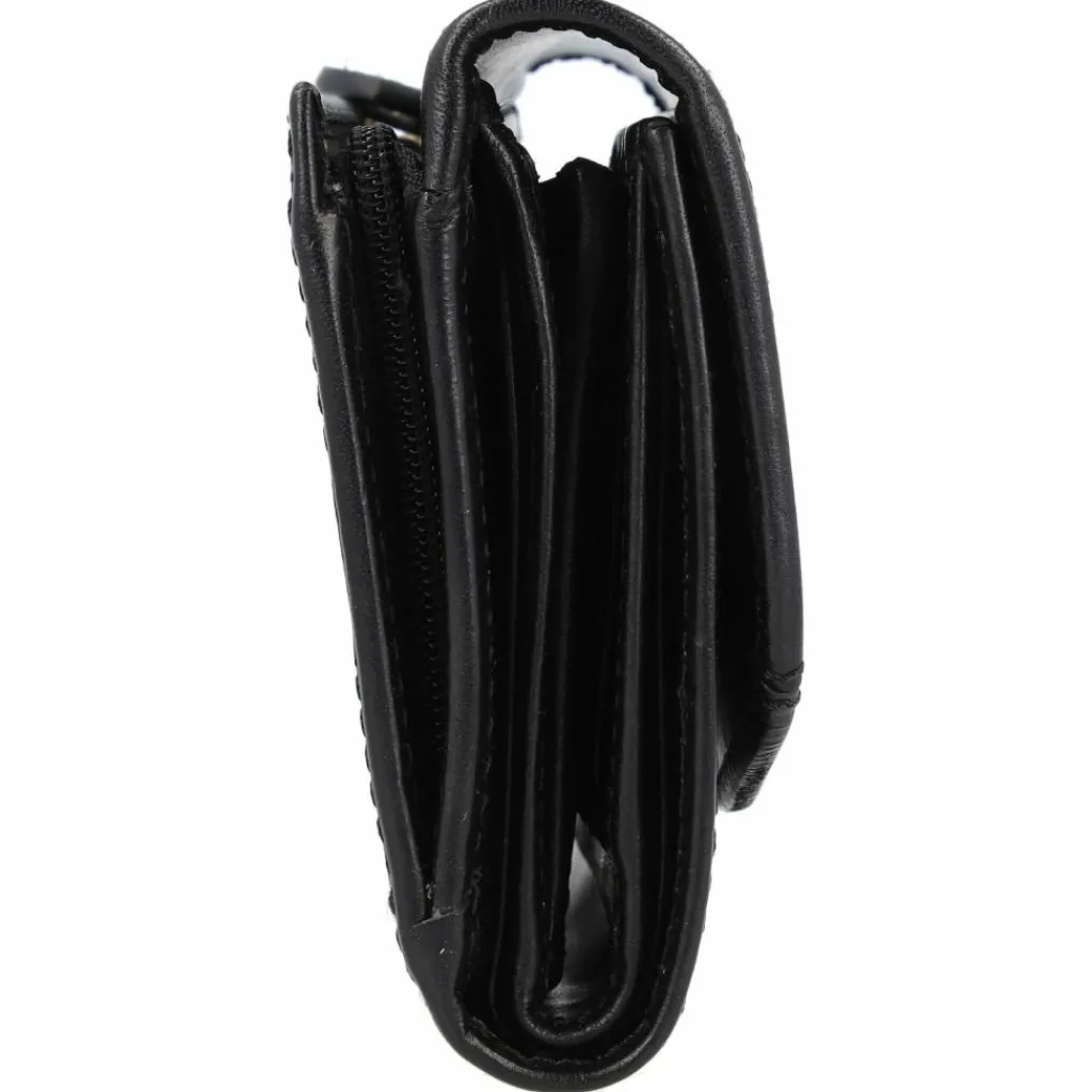 The Bridge Damengeldbörsen Querformat<Bettina Geldbörse RFID Leder 15 cm nero