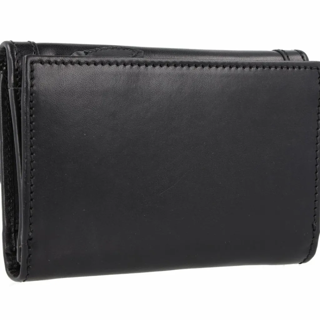 The Bridge Damengeldbörsen Querformat<Bettina Geldbörse RFID Leder 15 cm nero