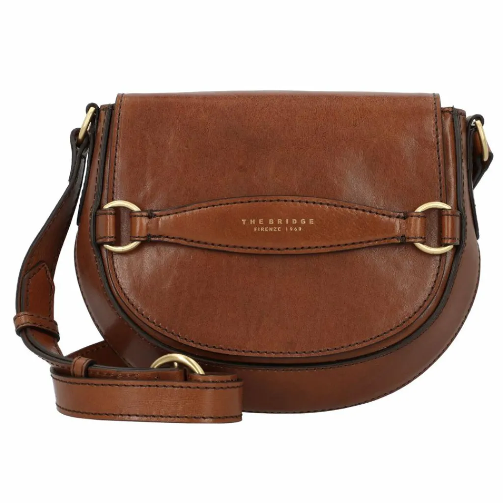 Online The Bridge Bettina Umhängetasche Leder 22 cm marrone