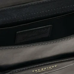 Hot The Bridge Bettina Umhängetasche Leder 22 cm nero