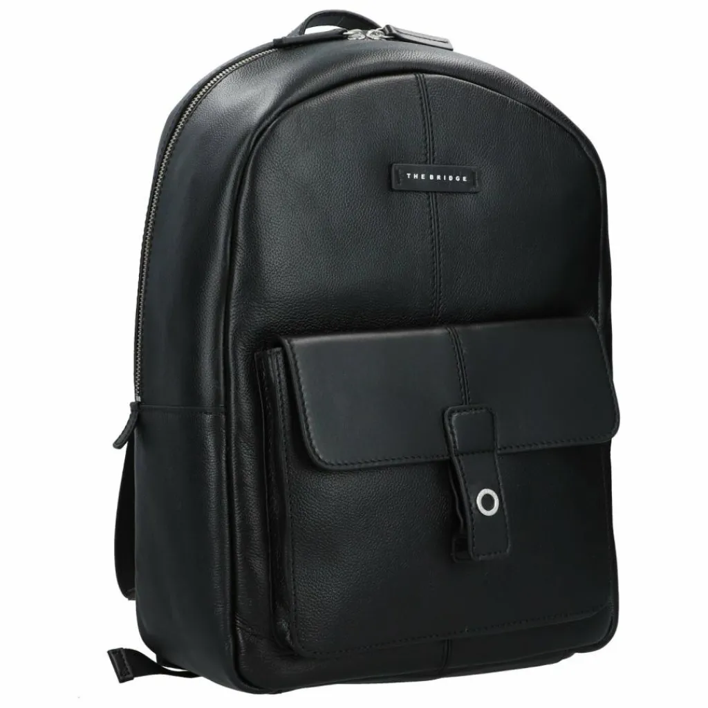 Clearance The Bridge Biagio Business-Rucksack Leder 41 cm Laptopfach nero