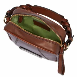 The Bridge Henkeltaschen<Brigida Handtasche Leder 20 cm marrone