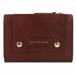 Sale The Bridge Cacilia Geldbörse RFID Schutz Leder 12 cm marrone