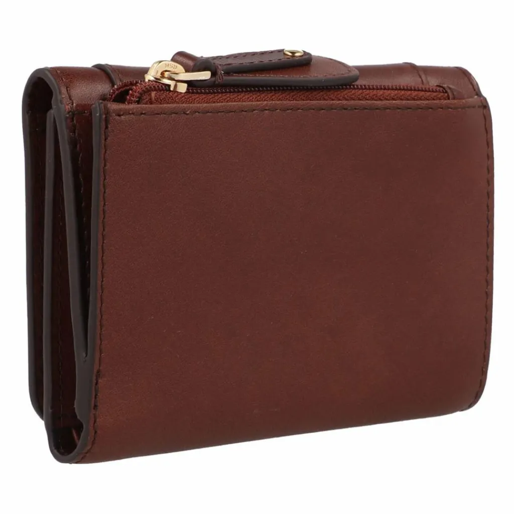 Sale The Bridge Cacilia Geldbörse RFID Schutz Leder 12 cm marrone