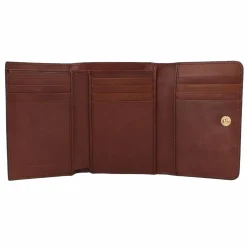 Sale The Bridge Cacilia Geldbörse RFID Schutz Leder 12 cm marrone